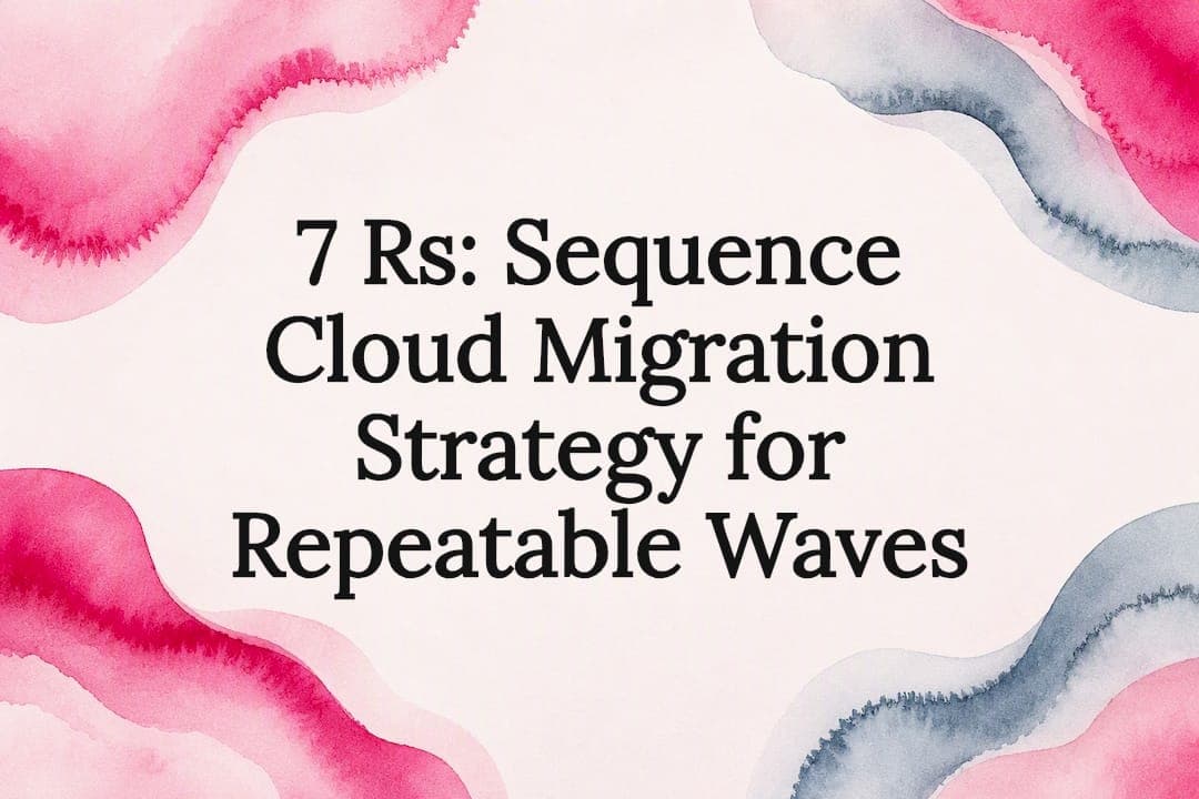 7 Rs: Sequence Cloud Migration Strategy for Repeatable Waves