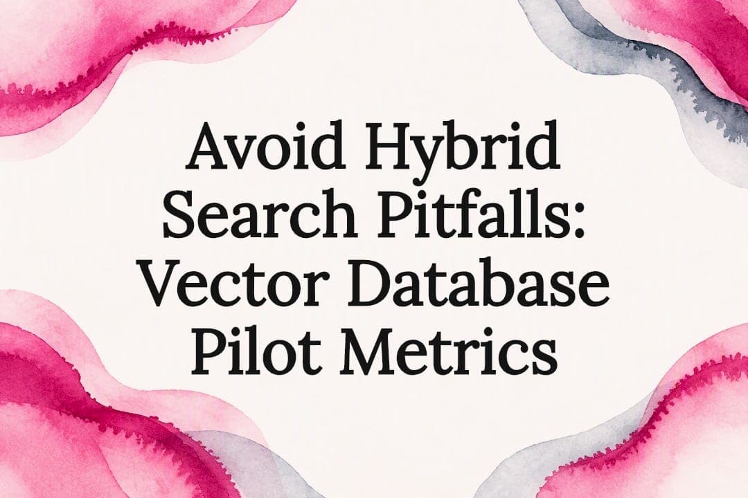 Avoid Hybrid Search Pitfalls: Vector Database Pilot Metrics